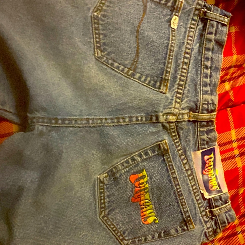 Pepe Jeans Relaxed Fit Blue Denim with Colorful Logo vintage 1989